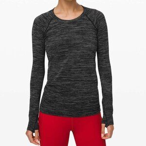 Lululemon Swiftly Speed Long Sleeve Size 6 Wee Are From Space Grey